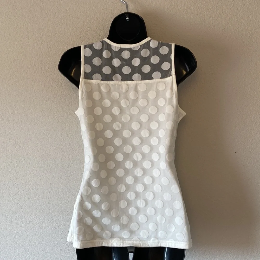 Brixton Ivy polka dot tank top sz M - Picture 2 of 6